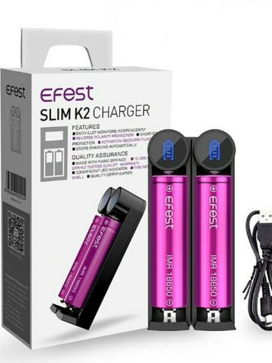Efest Slim K2 Charger by Vape Squad BD