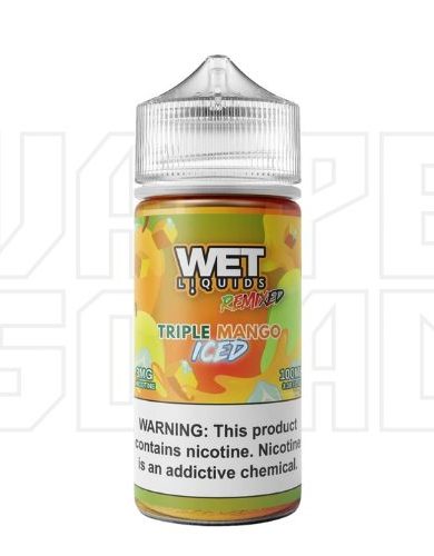 Wet Remixed Triple Mango Iced 100ml by Vape Squad